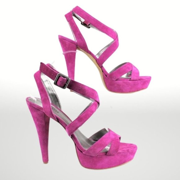 Nine West Pink Platform Heels - Picture 9 of 11